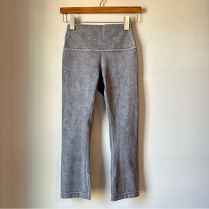lululemon Wunder Under Crop (Hi-Rise) *21" Washed Luna Size 4